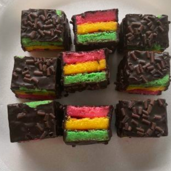1 RAINBOW CAKEBITES image