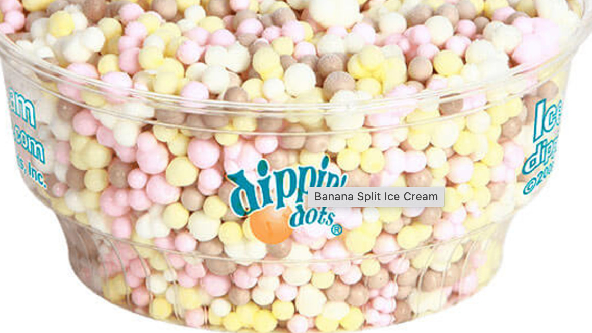 DIP DOTS  BANANA SPLIT image